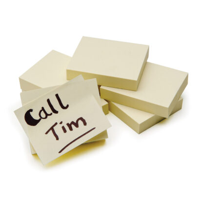Yellow Repositionable Notepads