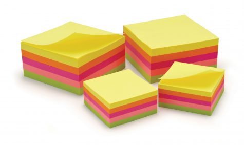 Repositionable Note Pads, Neon