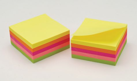 Repositionable Note Pads, Neon