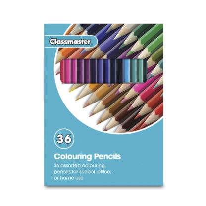 Pack of 36 Colouring Pencils, Assorted Colours