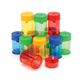 single hole canister sharpeners in a variety of colours