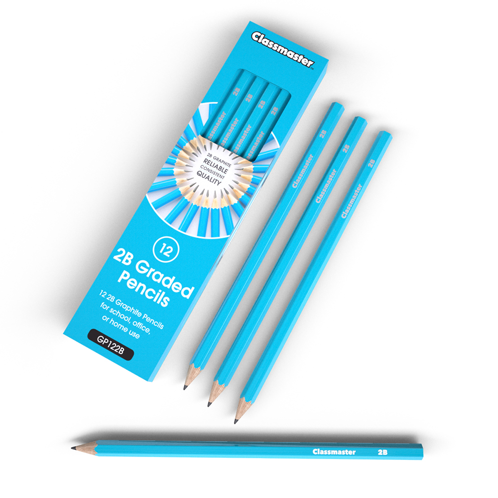 2B Graphite Pencils, Pack of 12 Eastpoint
