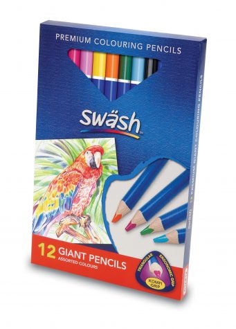 KOMFIGRIP Giant Colouring Pencils