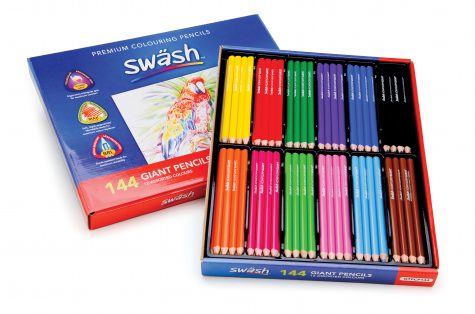 KOMFIGRIP Giant Colouring Pencils