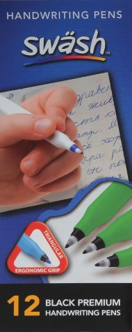 KOMFIGRIP Black Handwriting Pens