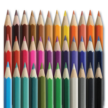 Pack of 36 Colouring Pencils, Assorted Colours - Image 2