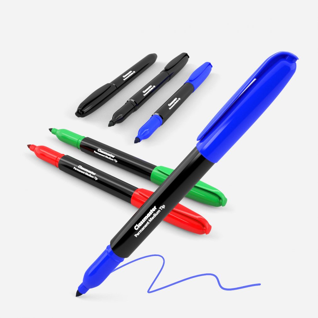 Permanent OHP Pens Assorted Colours Pack Of 6 Eastpoint