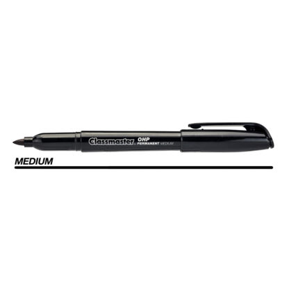Permanent OHP Pens, Assorted Colours, Pack of 6 - Image 3