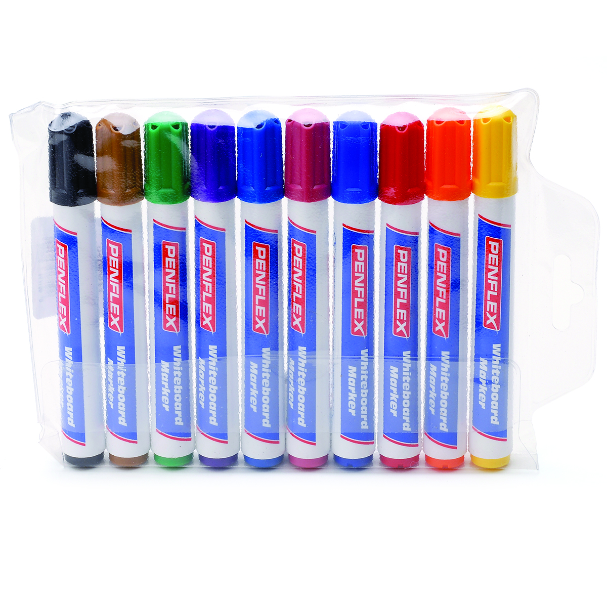 Bullet Tip Whiteboard Markers, Wallets