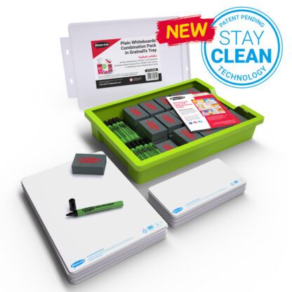 A4 Whiteboards Classroom Tray Kits