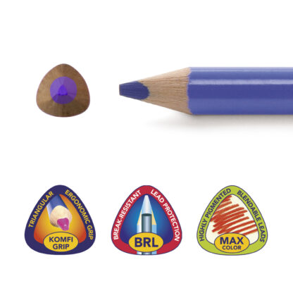 Assorted KOMFIGRIP GIANT Colouring Pencils, Pack of 144 - Image 3