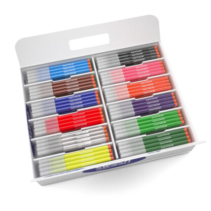 Assorted KOMFIGRIP Broad Tip Colouring Pens, Pack of 300