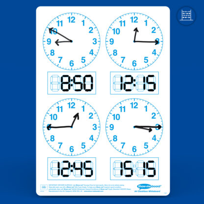 A4 Clock Face Boards 4 Panel - Image 2