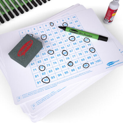 A4 Hundred Square Drywipe Boards - Image 3