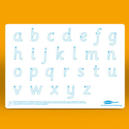 A4 Letter Formation Drywipe Boards