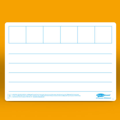 A4 6-Frame Phoneme Drywipe Boards