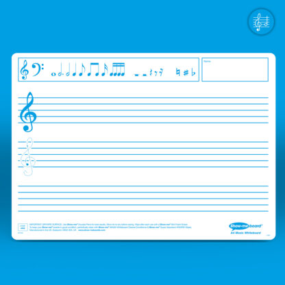 A4 Music Ruled Drywipe Boards - Image 2