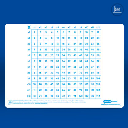 A4 Multiplication Square Boards
