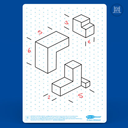 A4 Isometric Matrix Drywipe Boards - Image 2