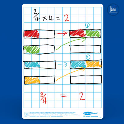 A4 Gridded Drywipe Boards - Image 2