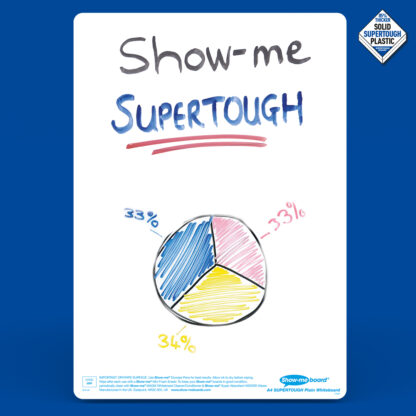 A4 SUPERTOUGH Plain Drywipe Boards