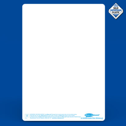 A4 SUPERTOUGH Plain Drywipe Boards - Image 2