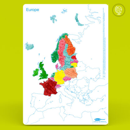 A3 UK and Europe Drywipe Boards, Small Pack