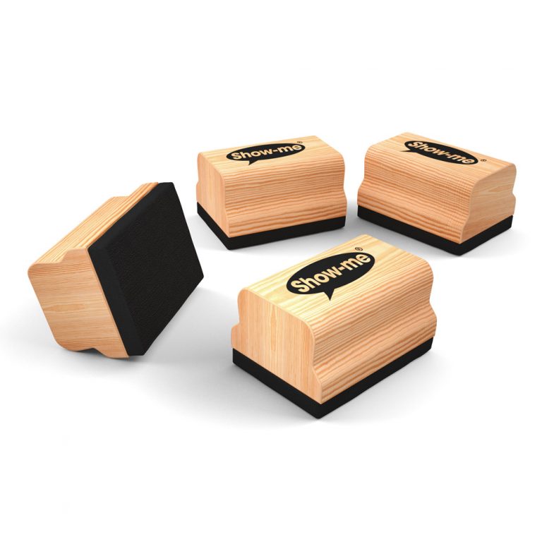 Mini Wooden Handled Whiteboard/Chalkboard Erasers, 30 Eastpoint