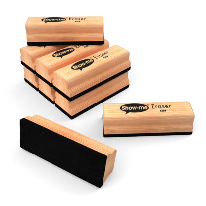 Large Wooden Handled Erasers, Pack of 12