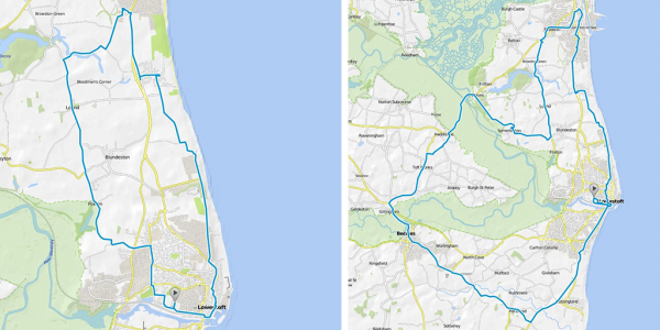Eastpoint's Wellbeing Month Charity Bike Ride Routes around Norfolk and Suffolk