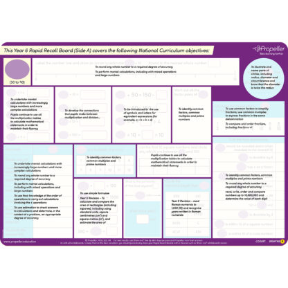 Year 6 Rapid Recall Whiteboards - Image 2