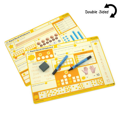 Years 1 – 2 Rapid Recall A3 Whiteboards Infant Bulk Pack - Image 2