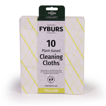 FYBURS Plant-based Cleaning Cloths - Yellow