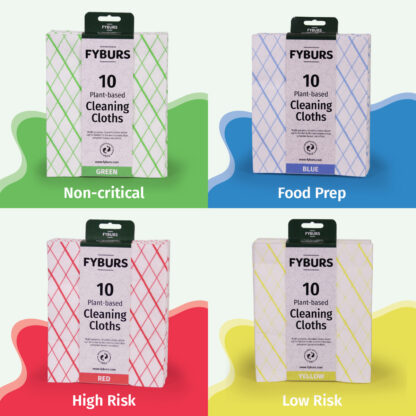 FYBURS Plant-based Cleaning Cloths - Red - Image 4
