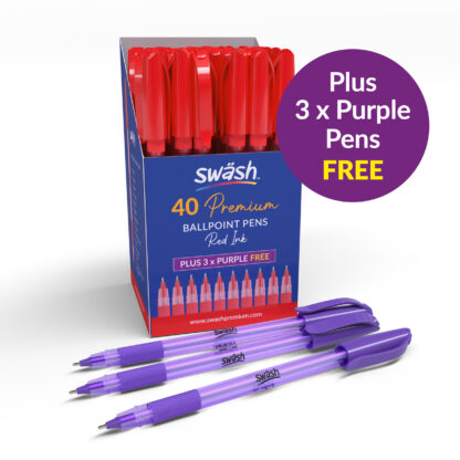 Red Triangular Ballpoint Pens