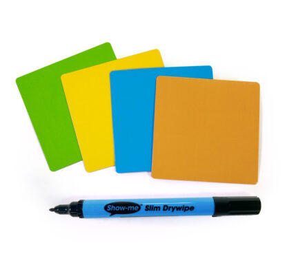 Show-me Magnetic Notes 75 x 75mm assorted colours pack of 40 - Image 2